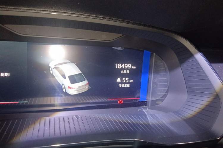 Used Skoda Octavia 2022 PRO TSI280 Luxury Edition Odometer Close Up