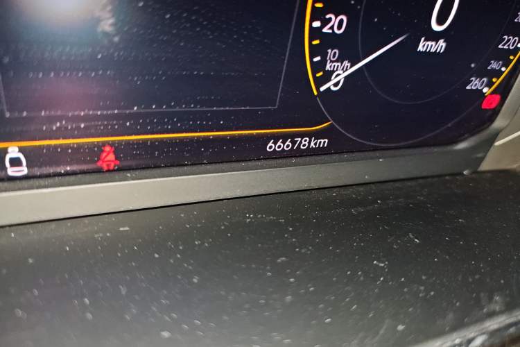 Used Volkswagen Tacqua 2021 1.5L Automatic Yue Zhi Lian Edition Odometer Close Up