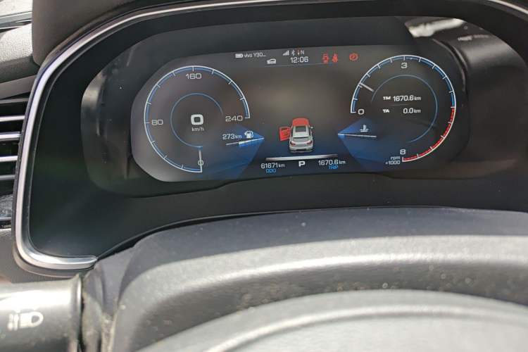 Used Haval H6 2020 1.5 GDIT Automatic Platinum Champion Edition Odometer Close Up