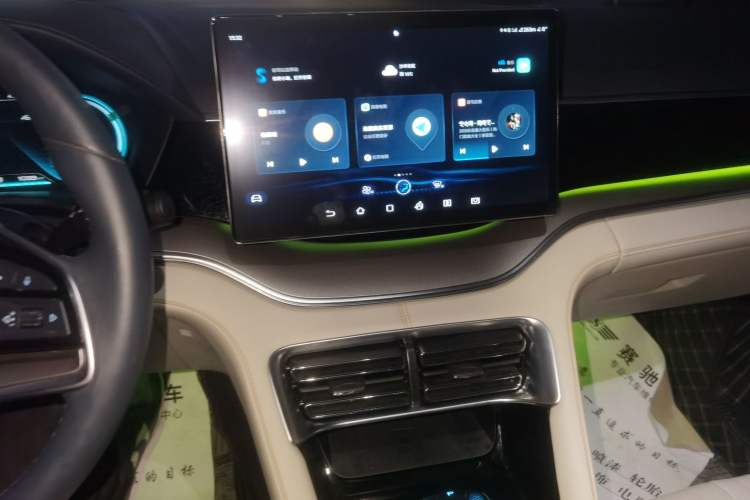 Used BYD Song PLUS New Energy 2021 DM-i 51KM Prestige Model Audio And AC Panel