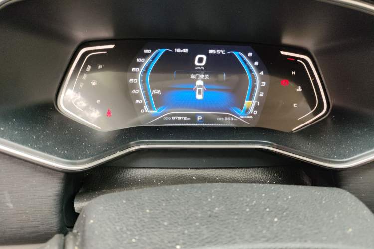 Used CHANGAN OSHAN X7 2020 1.5T Automatic Flagship Edition Odometer Close Up