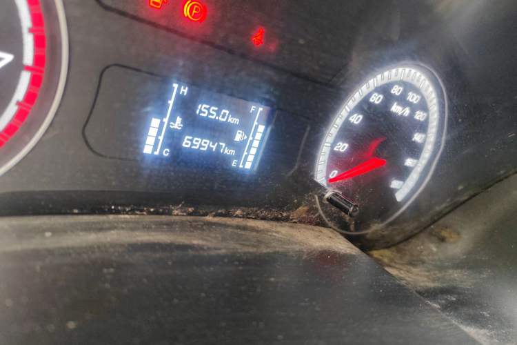 Used CHANGAN KAICHENG F300 2022 1.5L Houlang Version Standard Wheelbase DAM15KL Odometer Close Up