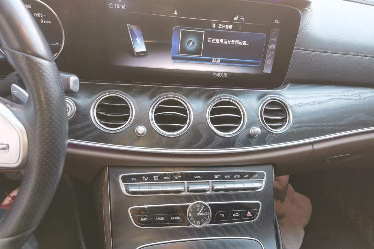 Used Mercedes-Benz E-Class 2019 E 300 L Sporty and Stylish Model Audio And AC Panel