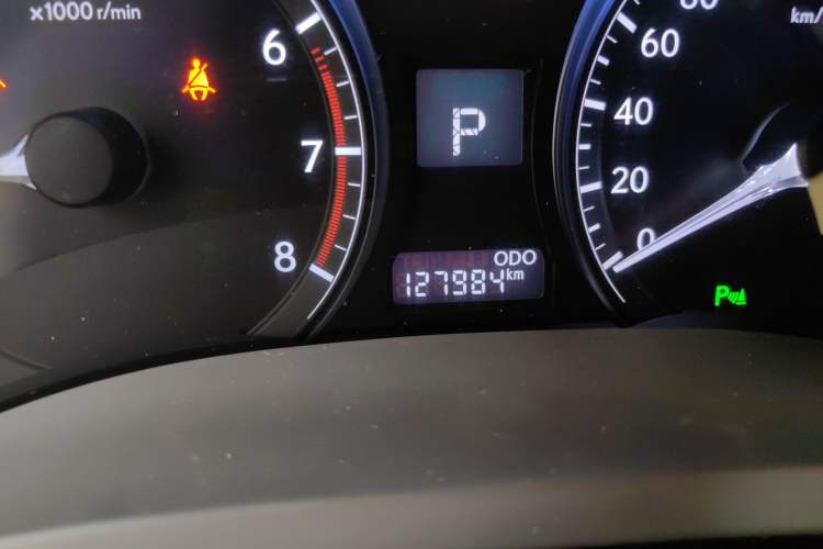 Used Lexus RX Classic 2013 270 Elite Edition Odometer Close Up