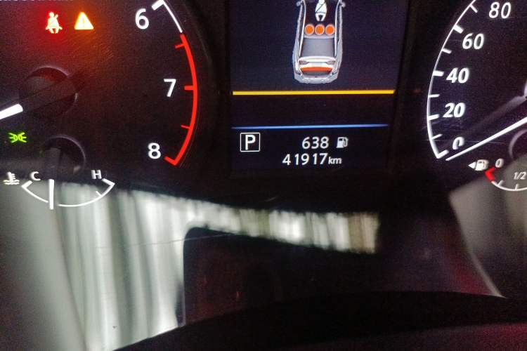 Used Nissan Teana 2021 2.0L XL Comfort Edition Odometer Close Up