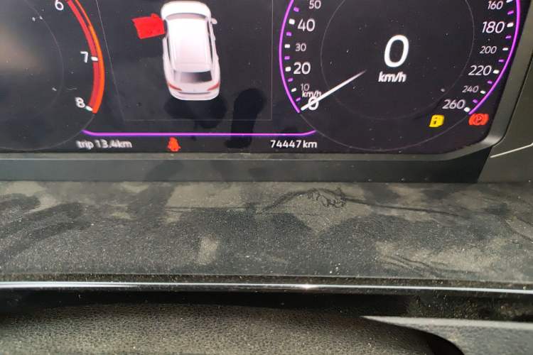 Used Volkswagen FAW-Volkswagen CC 2021 Estate Car 330TSI Hunter Vision Edition Odometer Close Up