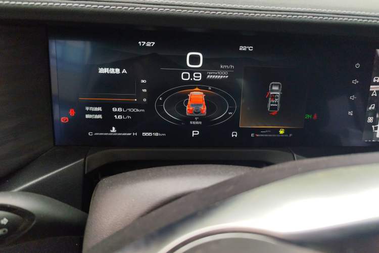 Used Tank 300 2021 Off-Road Edition 2.0T Challenger Odometer Close Up