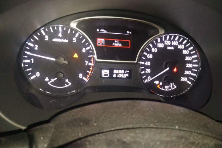 Used Nissan Teana 2018 2.0L XL Smart Upgrade Edition Odometer Close Up