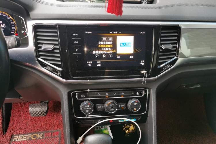 Used Volkswagen Teramont 2019 380TSI Four-Wheel Drive Comfort Edition China VI Standard Audio And AC Panel