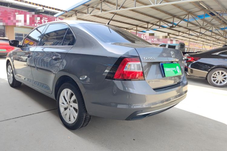 Used Skoda Rapid 2018 1.6L Manual Comfort Edition Rear Left 45 Deg