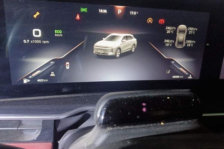 Used EXEED Stellar 2023 400T Two-Wheel Drive Comfort Edition Instrument Cluster