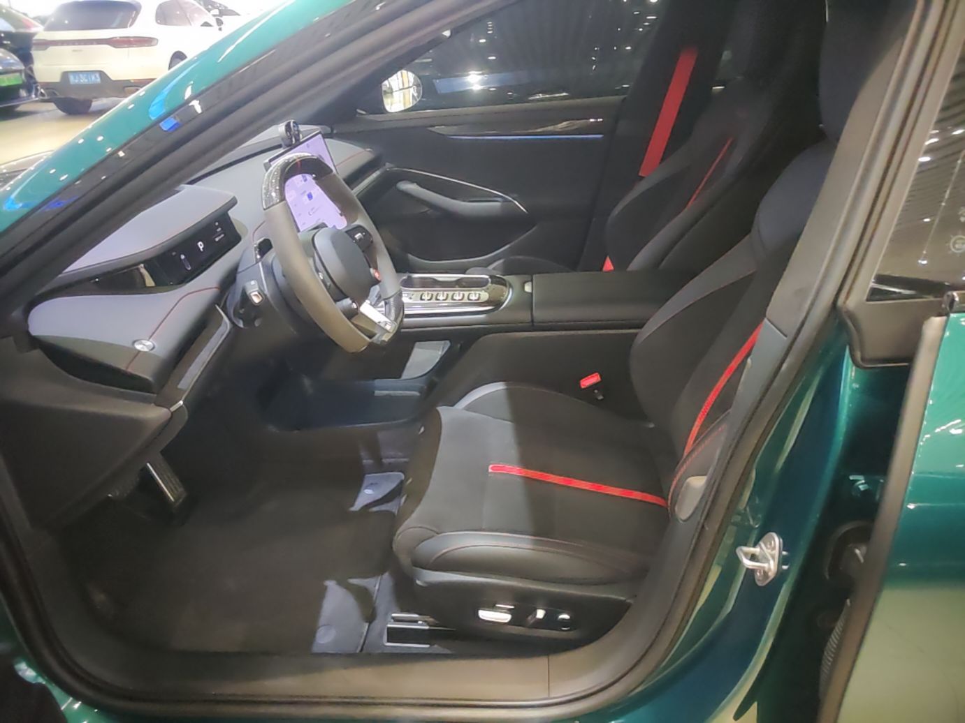 A primeira fila do carro