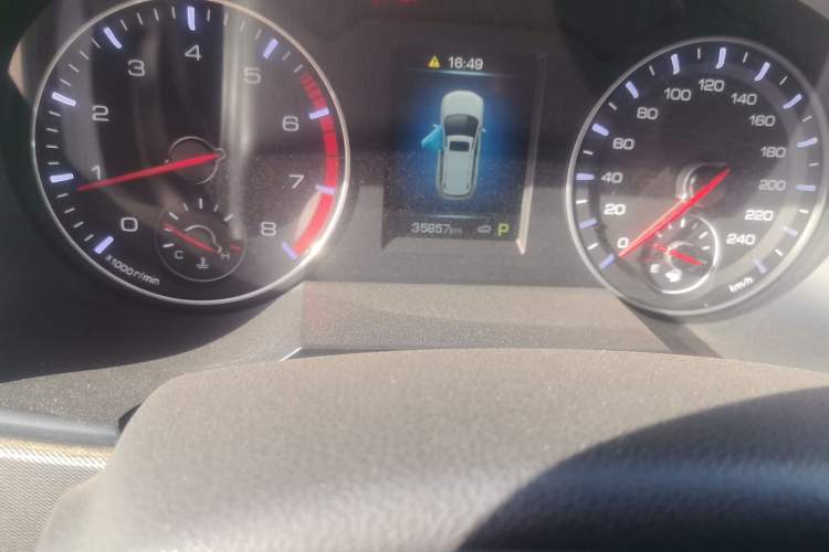 Used Haval H6 2018 Blue Label Sport Edition 1.5T Automatic Two-Wheel Drive Elite Model Odometer Close Up