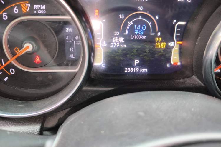 Used Jeep Gladiator 2022 3.6L Pioneer Edition Odometer Close Up