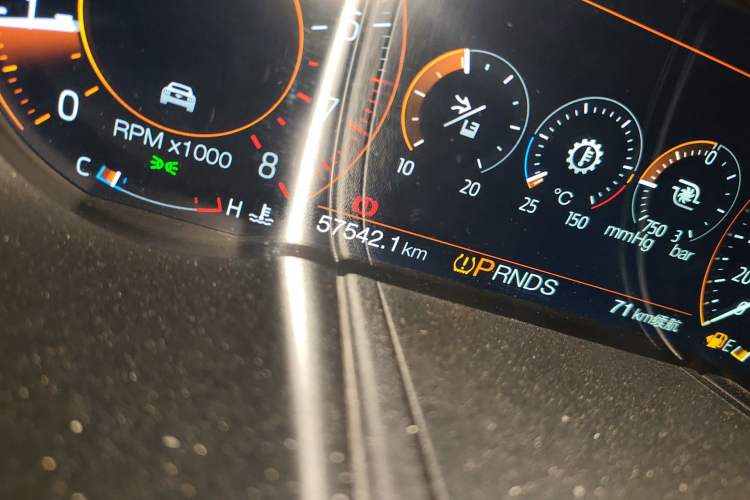 Used Ford Mustang 2019 2.3L EcoBoost Odometer Close Up