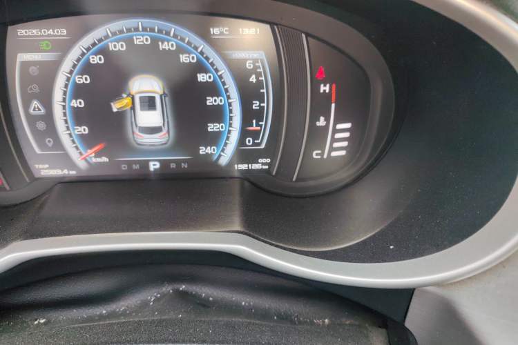 Used Geely Auto Emgrand X7 Sport 2016 1.8TD Automatic ZhiZun Version Odometer Close Up