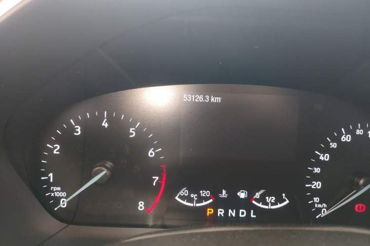 Used Ford Focus 2020 Sedan EcoBoost 180 Automatic Trend Edition Odometer Close Up