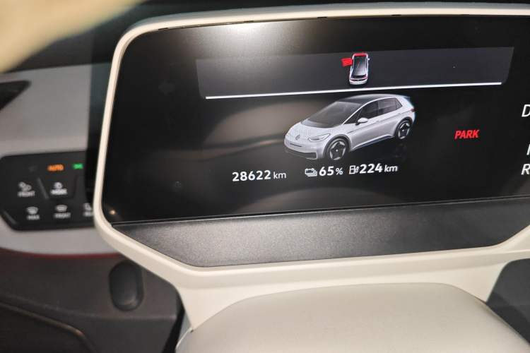 Used Volkswagen ID.3 2021 1st Edition ID. First Impression Edition Odometer Close Up