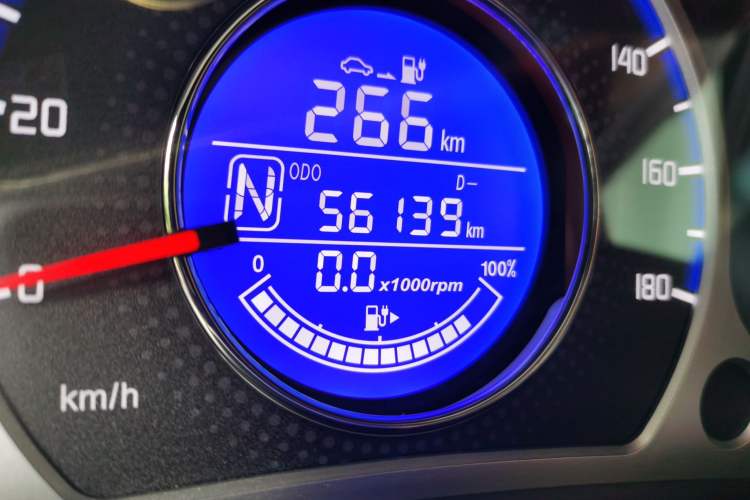 Used CHANGAN Benni E-Star 2021 National Edition Colorful Version Lithium Iron Phosphate (31.86 kWh) Odometer Close Up