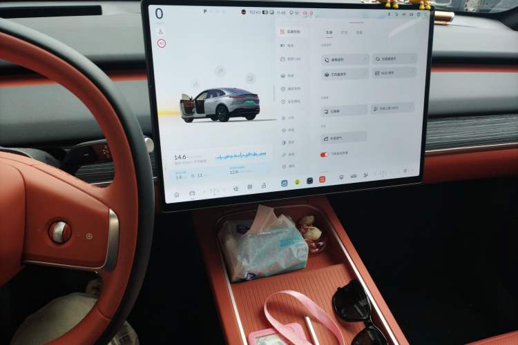 Used ONVO L60 2024 60 kWh Rear-Drive Version Audio And AC Panel