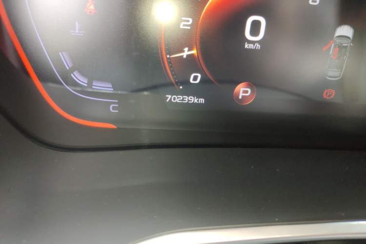 Used Geely Auto Coolray 2019 Sport Version 260T DCT Battle China VI Standard Odometer Close Up