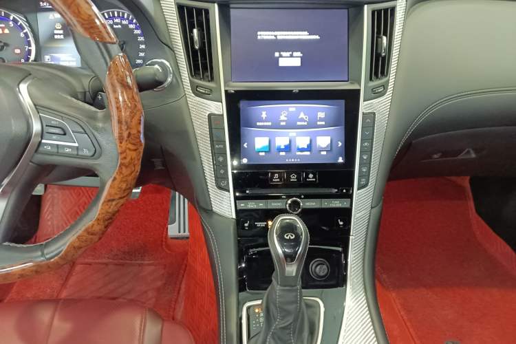 Used Infiniti Q60 2019 S 2.0T Luxury Sport Edition Audio And AC Panel