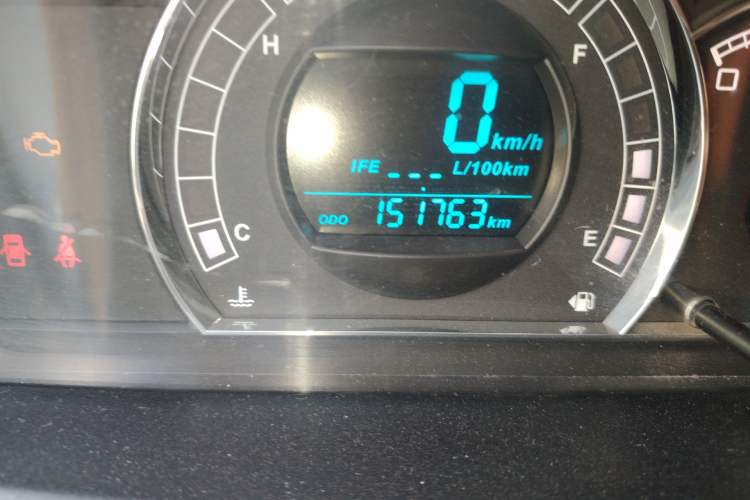 Used Great Wall M4 2014 1.5L Manual Luxury Model Odometer Close Up