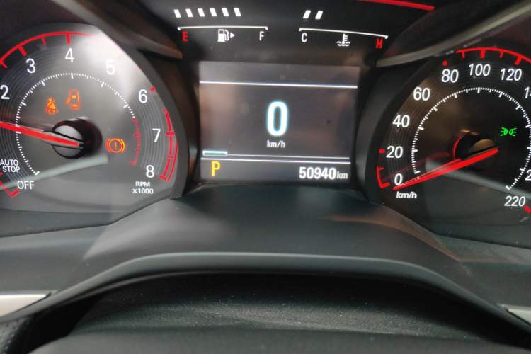 Used Chevrolet Monza 2019 RS 330T Automatic Comfort Edition China VI Standard Odometer Close Up