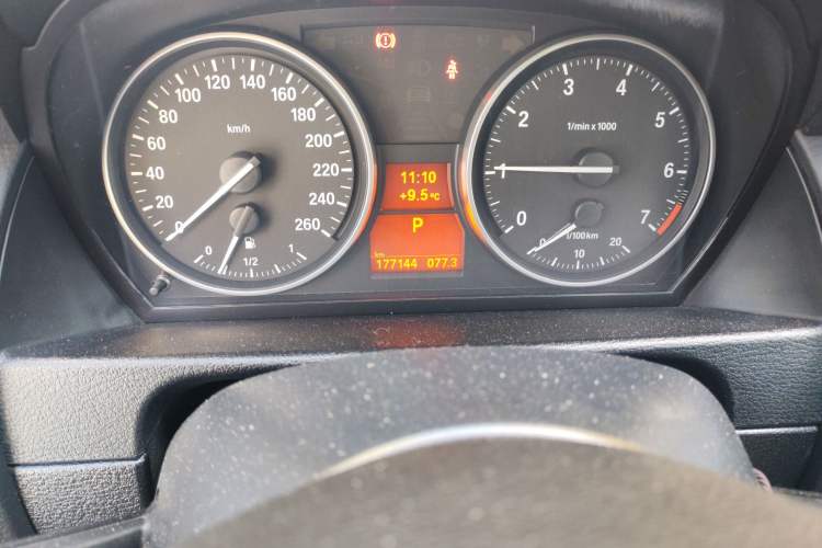 Used BMW X1 2012 xDrive20i Luxury Model Odometer Close Up