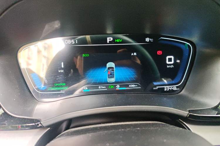 Used BYD Song PLUS New Energy 2021 DM-i 110KM Flagship Model Instrument Cluster