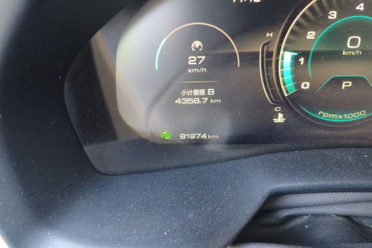 Used Wey VV7 2021 2.0T Technology Edition Odometer Close Up