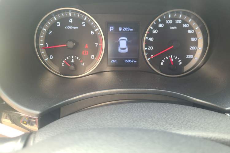 Used Kia kx1 Stonic 2021 1.4L CVT Fun & Sunroof Model Odometer Close Up