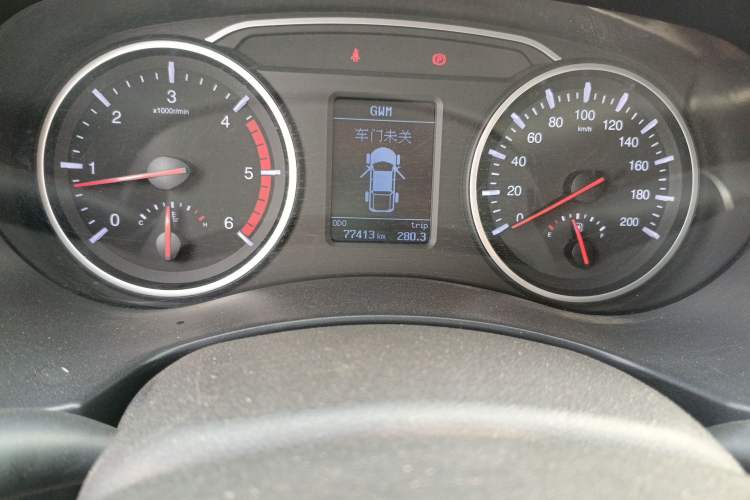 Used Great Wall Wingle 7 2019 2.0T Diesel 4x4 Elite Version China VI Standard Big Double Cab – GW4D20M Odometer Close Up