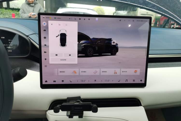 Used Zeekr 001 2024 WE Edition 95 kWh All-Wheel Drive Audio And AC Panel