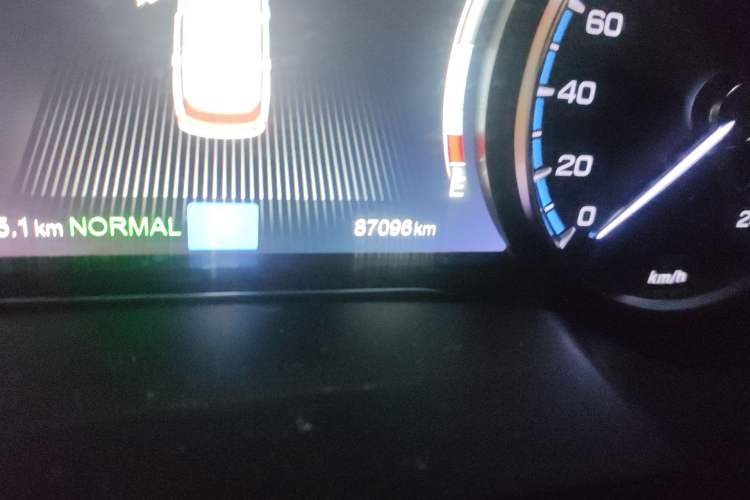 Used GAC Trumpchi GS8 2017 320T Two-Wheel Drive Prestige Version (7 Seats) Odometer Close Up