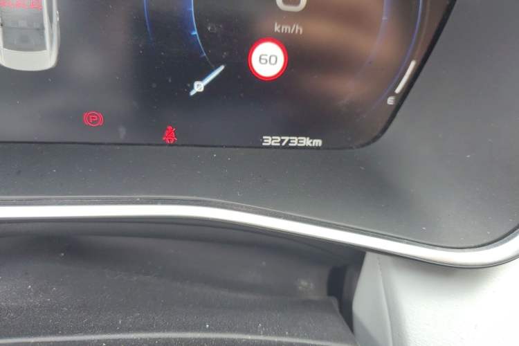 Used Geely Auto Preface 2023 2.0TD Prestige Version Odometer Close Up