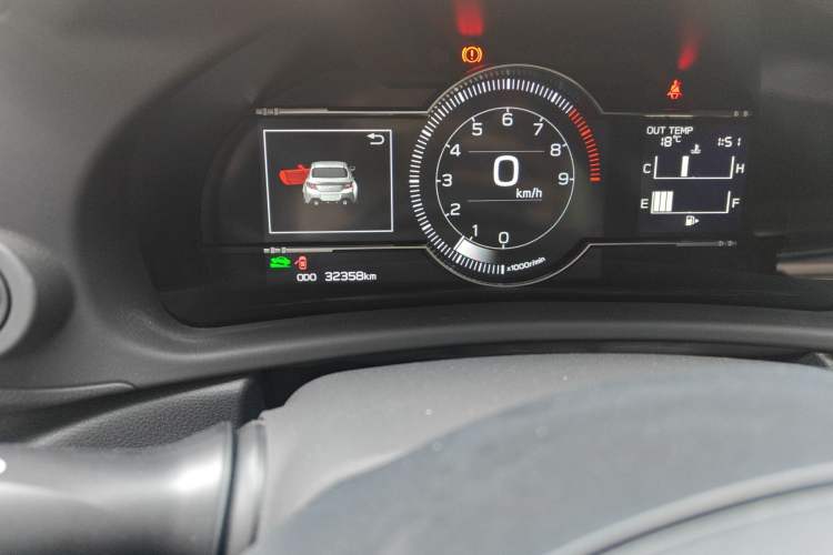 Used Subaru BRZ 2022 2.4L Manual Version Odometer Close Up