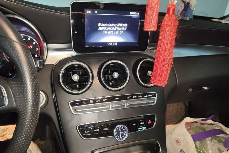 Used Mercedes-Benz C-Class 2017 Restyled C 180 L Fashion Edition Sport Version Audio And AC Panel