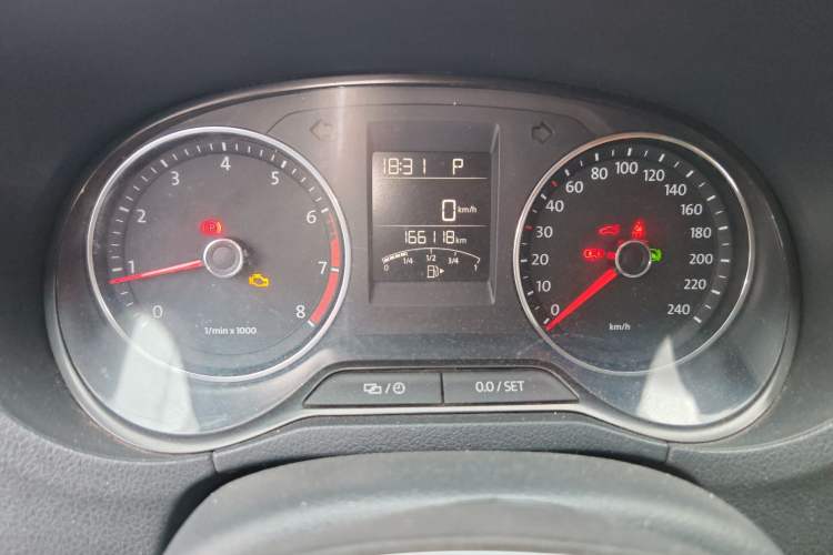 Used Volkswagen Polo 2014 1.6L Cross Polo Automatic Odometer Close Up