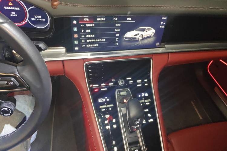 Used Porsche Panamera 2023 Panamera 4 Executive Long Wheelbase 2.9T Audio And AC Panel