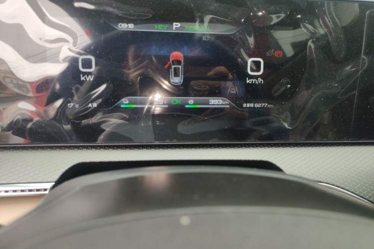 Used BYD Song L DM-i 2024 112 km Leading Edition Odometer Close Up