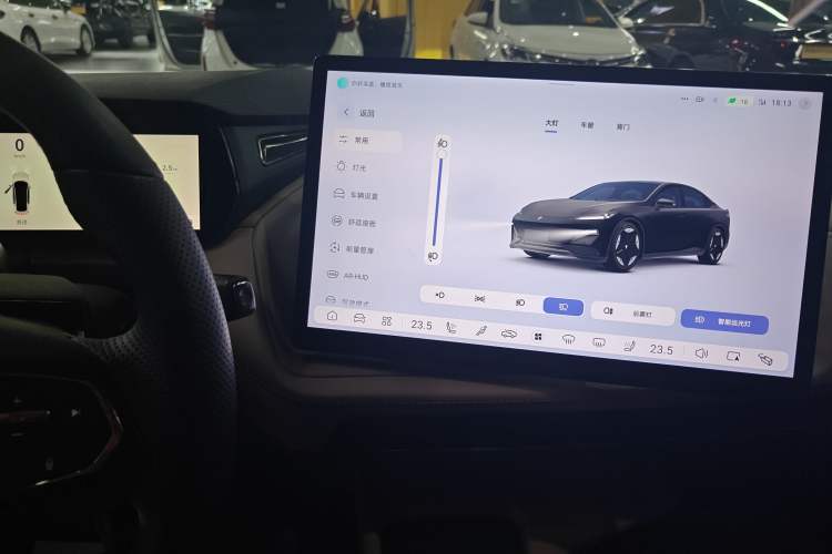 Used Deepal SL03 2022 515 Pure Electric Version Audio And AC Panel