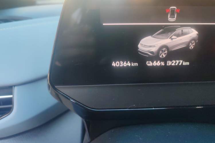 Used Volkswagen ID.4 X 2023 Upgraded Model Pure Long-Range Version Odometer Close Up