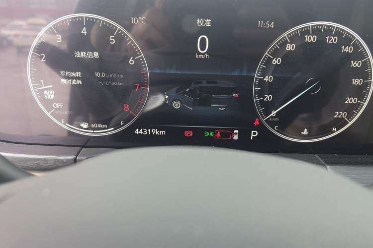 Used Buick GL8 2023 ES Lu Zun Deluxe Model Odometer Close Up