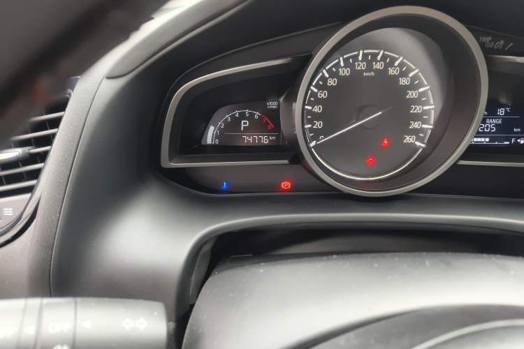 Used Mazda CX-4 2020 2.0L Automatic Two-Wheel Drive Blue Sky Dynamic Edition Odometer Close Up