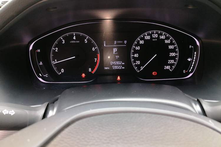 Used Honda Accord 2018 260TURBO Elite Edition China V Odometer Close Up