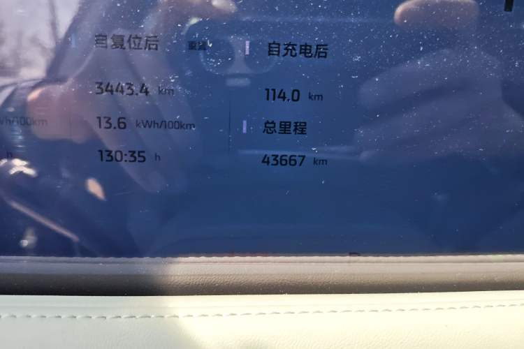 Used IM L6 2024 Max Standard Edition Odometer Close Up