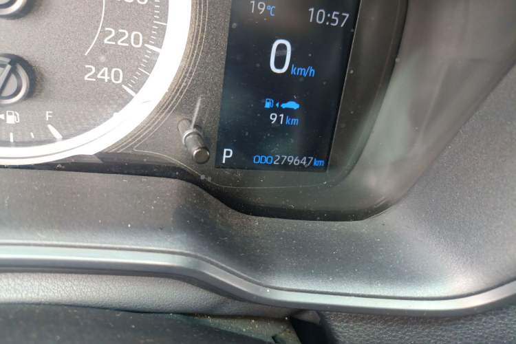 Used Toyota Corolla 2021 TNGA 1.5L CVT Pioneer Edition Odometer Close Up