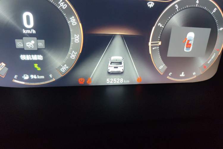 Used Lynk & Co 06 2023 Remix 1.5T Hero Odometer Close Up