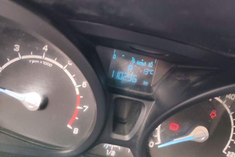 Used Ford EcoSport 2017 1.5L Automatic Trend Model Odometer Close Up